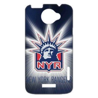 NHL Ice Hockey New York Rangers NYR Logo Cool Unique Durable Hard Plastic Case Cover for HTC One X + Custom Design UniqueDIY Cell Phones & Accessories