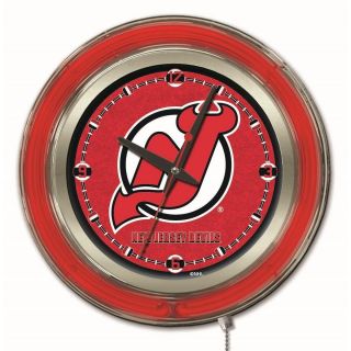 Holland Us Nhl Neon Logo Clocks