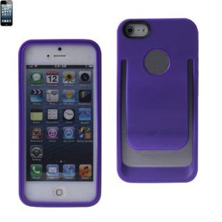 Reiko Belt Clip Polymer Case for iPhone 5   Retail Packaging   Purple Cell Phones & Accessories