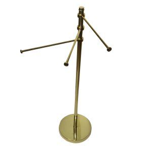 Allied Brass TS 45 BBR Brushed Bronze Universal 39 Inch Towel Stand w/ Three 12