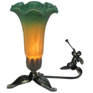 Gorgeous Horn Angel Table Lamp with Tulip Shade 666  