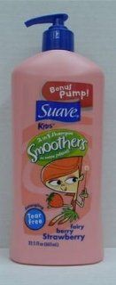 Suave Kids 2 in 1 Shampoo Smoothers Fairy Berry Strawberry Bonus Pump 22.5 Oz (Pack of 3)  Beauty