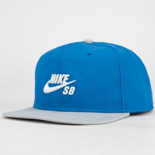 Nike Pro Mens Snapback Hat Blue One Size For Men 232088246
