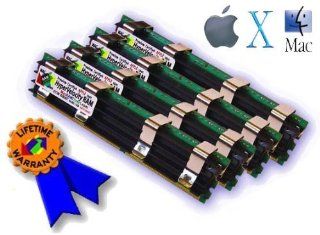 Certified Apple HyperVelocity  8GB Mac Pro 4X2GB DDR2 667 FB DIMM 667MHz RAM Memory Kit. 4 Pieces 2GB 240 pin 256x72 1.8v PC2 5300 CL5 Fully Buffered ECC for 2.0GHz 2.66GHz 3.0GHz Clovertown and Woodcrest MacPro1,1 and MacPro2,1 MA356LL/A models. Mac RAM 