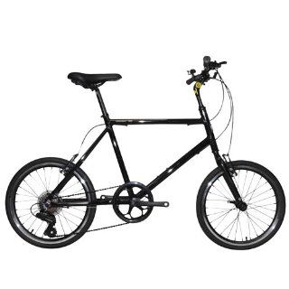 Alton Corsa 7 Speed Minivelo Bike 20 Inch (Black)  Adult Cycles  Sports & Outdoors