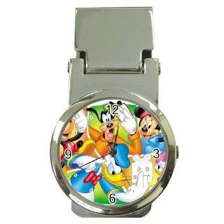 mickey mouse 37 money clip watch gift 