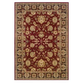 Traditional Red/ Brown Accent Rug (110 X 210)
