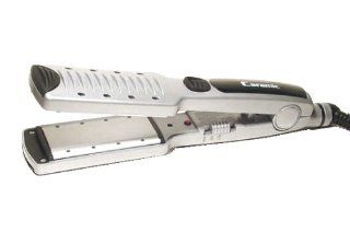 BaByliss Pro BAB2563 Ceramic Vented Straightening Iron with Plate, Silver/Black, 1.5 Inch  Flattening Irons  Beauty