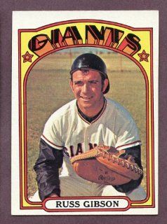 1972 Topps #643 Russ Gibson Giants NR MT 218253 Kit Young Cards Sports Collectibles