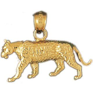CleverEve's 14K Gold Pendant Tiger 3.2   Gram(s) CleverEve Jewelry