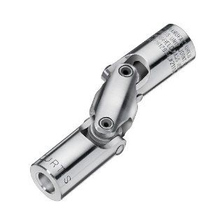 Curtis CJ644DB Double Universal Joint, Bored Hub, Alloy Steel, Inch, 3/8" Bore, 3/4" OD, 3 13/16" Overall Length Pin And Block Universal Joints