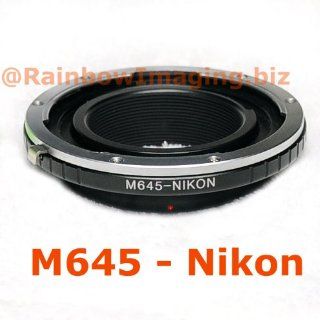 RainbowImaging Pro Mamiya 645 lens to Nikon camera adapter  Camera & Photo