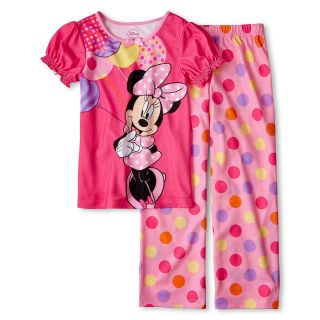 Disney Pink Minnie 2 pc. Pajamas   Girls 2 10, Girls