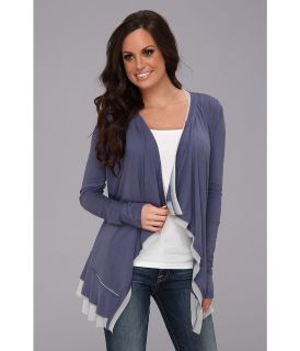 Stetson 8968 Cotton Rayon Jersey Cardigan Womens Sweater (Purple)