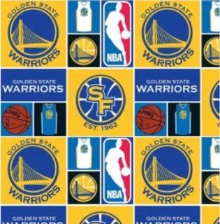 Cotton Golden State Warriors NBA Basketball Team Cotton Fabric Print 83sfw0001c