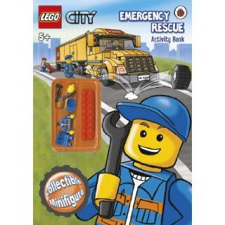 Lego City Emergency Rescue Activity Book with Lego Minifigure 9781409308850 Books