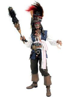Hot Toys Movie Masterpiece   Pirates of the Caribbean Dead Man's Chest   Cannibal Jack Sparrow 1/6 Scale Action Figure Toys & Games