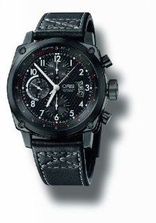 Oris Men's 674 7633 4764LS BC4 Chronograph Automatic Black Dial Watch Oris Watches