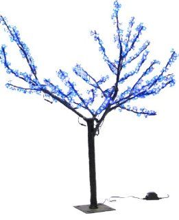 Hi Line Gift Ltd. 39007 BL 71 Inch high Indoor/ outdoor LED Lighted Trees with 648 LEDS, Blue