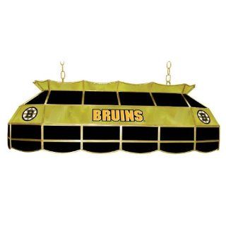 NHL Boston Bruins Stained Glass 40 inch Lighting Fixture  Table Lamps  Sports & Outdoors