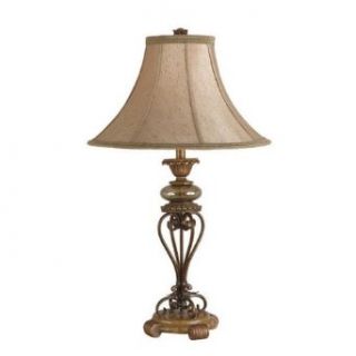 Cal Lighting Bo 651 150w 3way Traditional Table Lamp In Antique Gold    