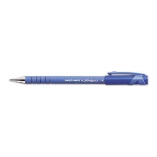 Papermate 9660131 Flexgrip Ultra Ball Pen, Fine Point, Blue Ink, Blue Barrel, 1 Dozen  Ballpoint Stick Pens 