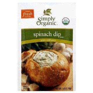 Organic Dip Mixes Spinach Dip Mix Certified Organic   1 pc Health & Personal Care