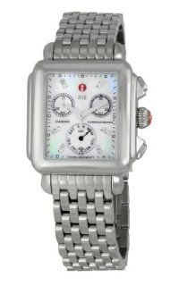 Michele Woman's MWW06P000014 Deco Day Diamond Dial Stainless Steel Bracelet Watch at  Women's Watch store.
