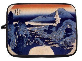 17 inch Rikki KnightTM Katsushika Hokusai Art Mount Haruna Laptop Sleeve