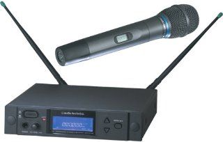 Audio Technica AEW 4230aD Wireless Condenser Handheld Microphone system   Band D (655.500   680.375 MHz) Musical Instruments