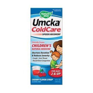 Natures Way Umcka Coldcare Childrens Cherry Syrup   4 ounce ( 13 Pack) Health & Personal Care