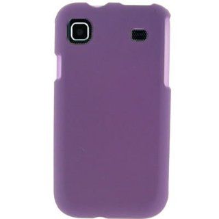 Crystal Hard PURPLE Snap on Rubberized Faceplate Cover Case for SAMSUNG T959 VIBRANT/GALAXY S 4G (T MOBILE) [WCB433] Cell Phones & Accessories