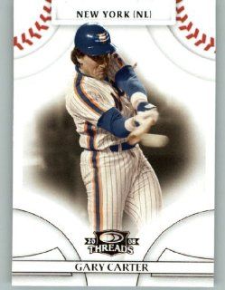 2008 Donruss Threads #32 Gary Carter New York Mets Sports Collectibles
