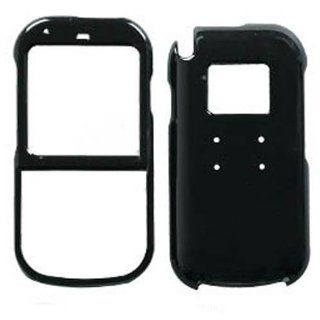 Hard Plastic Snap on Cover Fits Palm Centro 685 690 Solid Black AT&T, Sprint, Verizon Cell Phones & Accessories