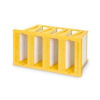 Filtration Group 40039 P FP 4V Mini Pleat Air Filter, Wet Laid Micro Fiberglass, Yellow/White, 14 MERV, 193 square feet of media, 12" Height x 24" Width x 12" Depth (Case of 1) Replacement Furnace Filters
