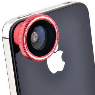 Patuoxun 180 Degree Fish Eye Fisheye Magnetic Camera Lens Kit for iPhone 5 iPhone 4S 4 Electronics