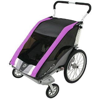 Chariot Deluxe Cougar 2 CTS Adventure Carrier (Chassis Only)   Purple/Silver/Grey  Child Carrier Bike Trailers  Sports & Outdoors