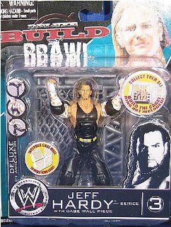 JEFF HARDY   DELUXE BUILD N' BRAWLERS 3 WWE TOY WRESTLING ACTION FIGURE (3.75" TALL) Toys & Games