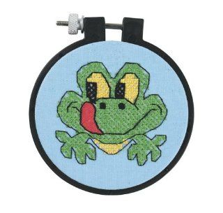 Dimensions Needlecrafts Stamped Cross Stitch, Friendly Frog