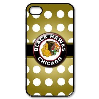 NHL Chicago Blackhawks Iphone 4 or 4s New Style Designed Durable Cover Case Cell Phones & Accessories