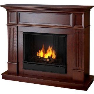 Camden Ventless Gel Fireplace in Mahogany   Gel Fuel Fireplaces