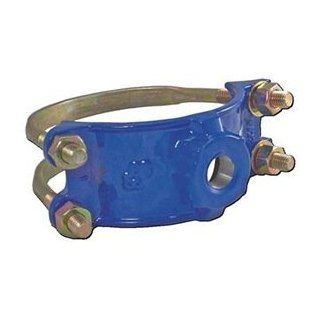 Smith Blair Ductile Iron Saddle Clamp, Double Bale, 4" Pipe Size, 2 1/2" NPT Female Outlet Industrial Pipe Fittings