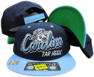 North Carolina Tar Heels Two Tone Plastic Snapback Adjustable Plastic Snap Back Hat / Cap Clothing