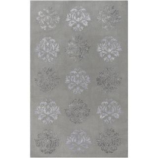 surya tamira light gray silver rug