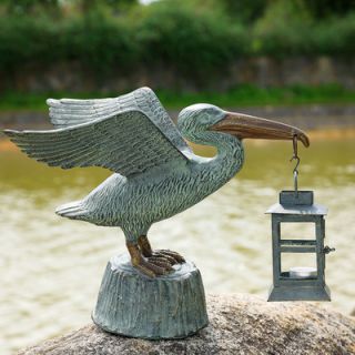 SPI Home Pelican Lantern Statue