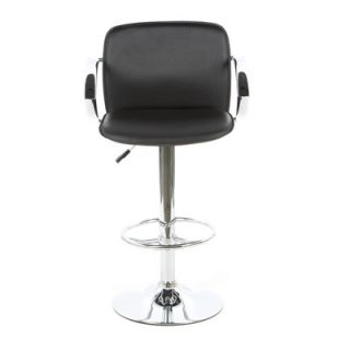 Buffalo Tools Pad Bar Stool with Back in Black (Set of 2)