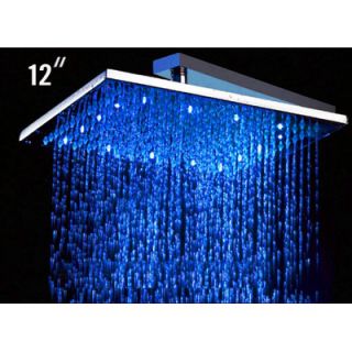 Alfi Brand 12 Square LED Rain Shower Head   LED5008