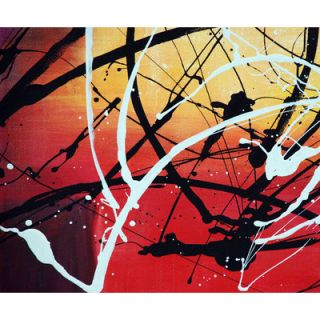 White Walls Hand Painted Abstract Aftermath Canvas Art Set