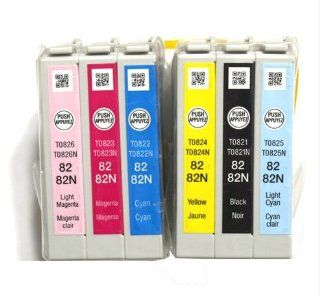 6xepson Genuine Ink Cartridges 82,82n Rx590 Rx690r270r290 R390 Electronics