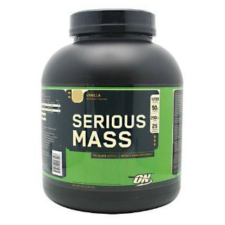 Optimum Nutrition Serious Mass, Vanilla   6 Pound / Pack Health & Personal Care
